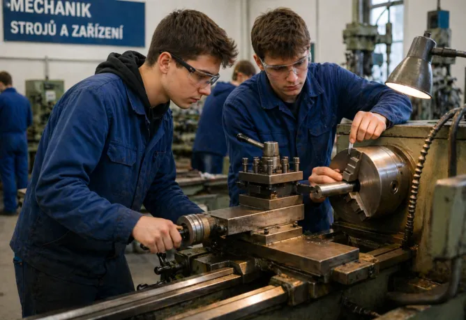 Mechanik strojů a zařízení - Střední odborná škola a Střední odborné učiliště Jindřichův Hradec